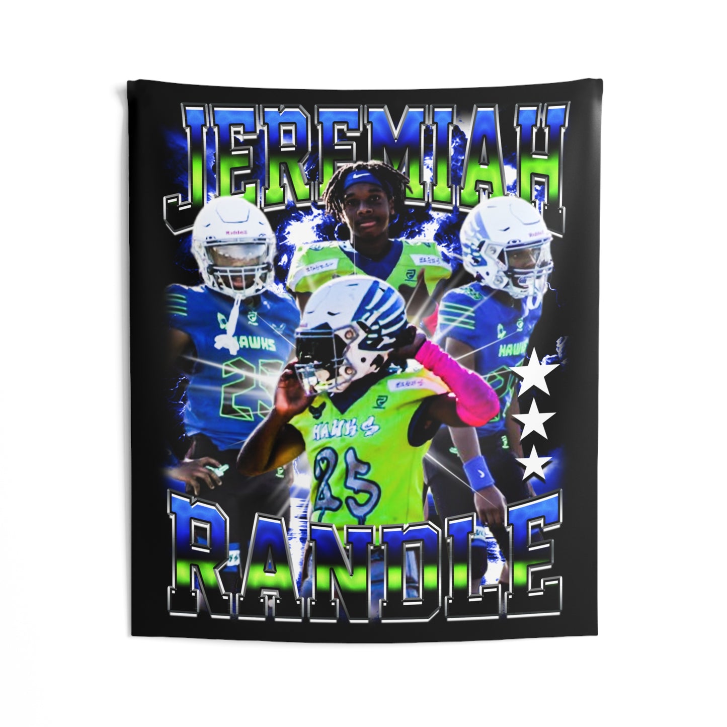 Jeremiah Randle Tapestry 50” x 60”