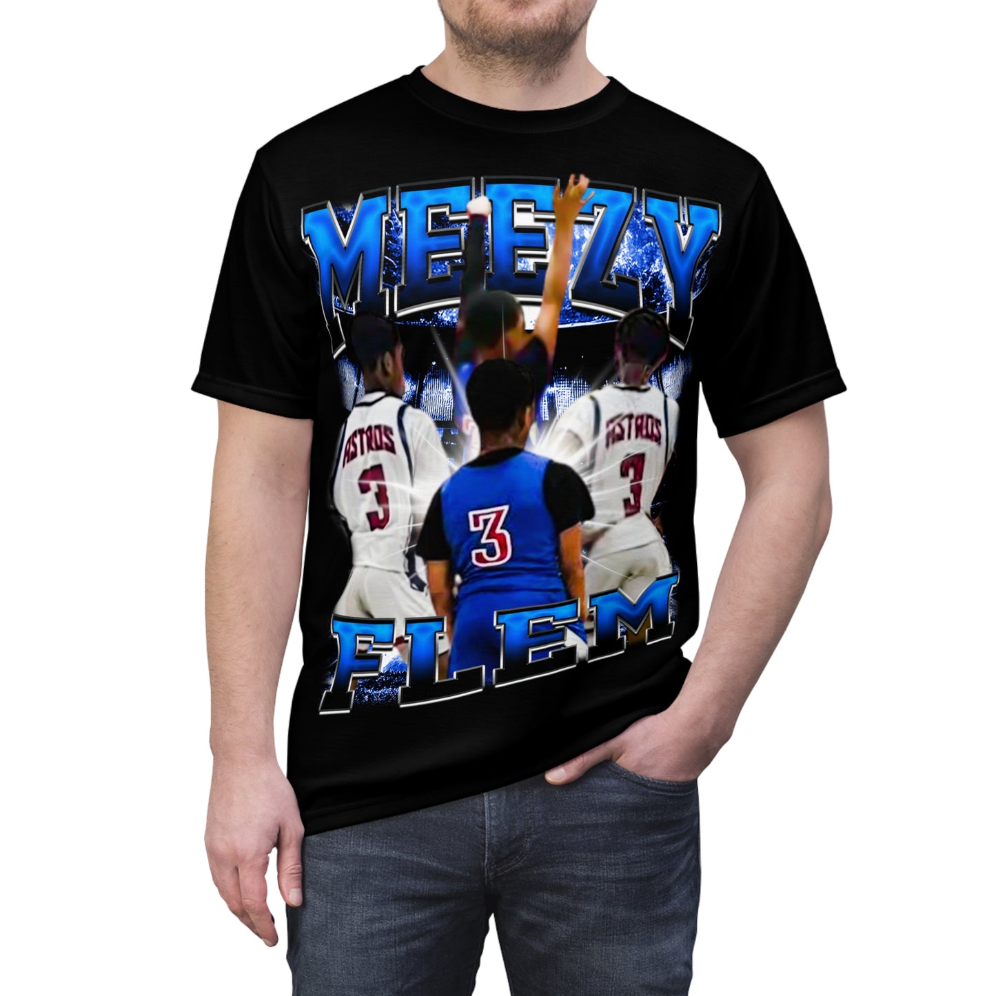 Meezy Fleming Vintage Full Print Tee