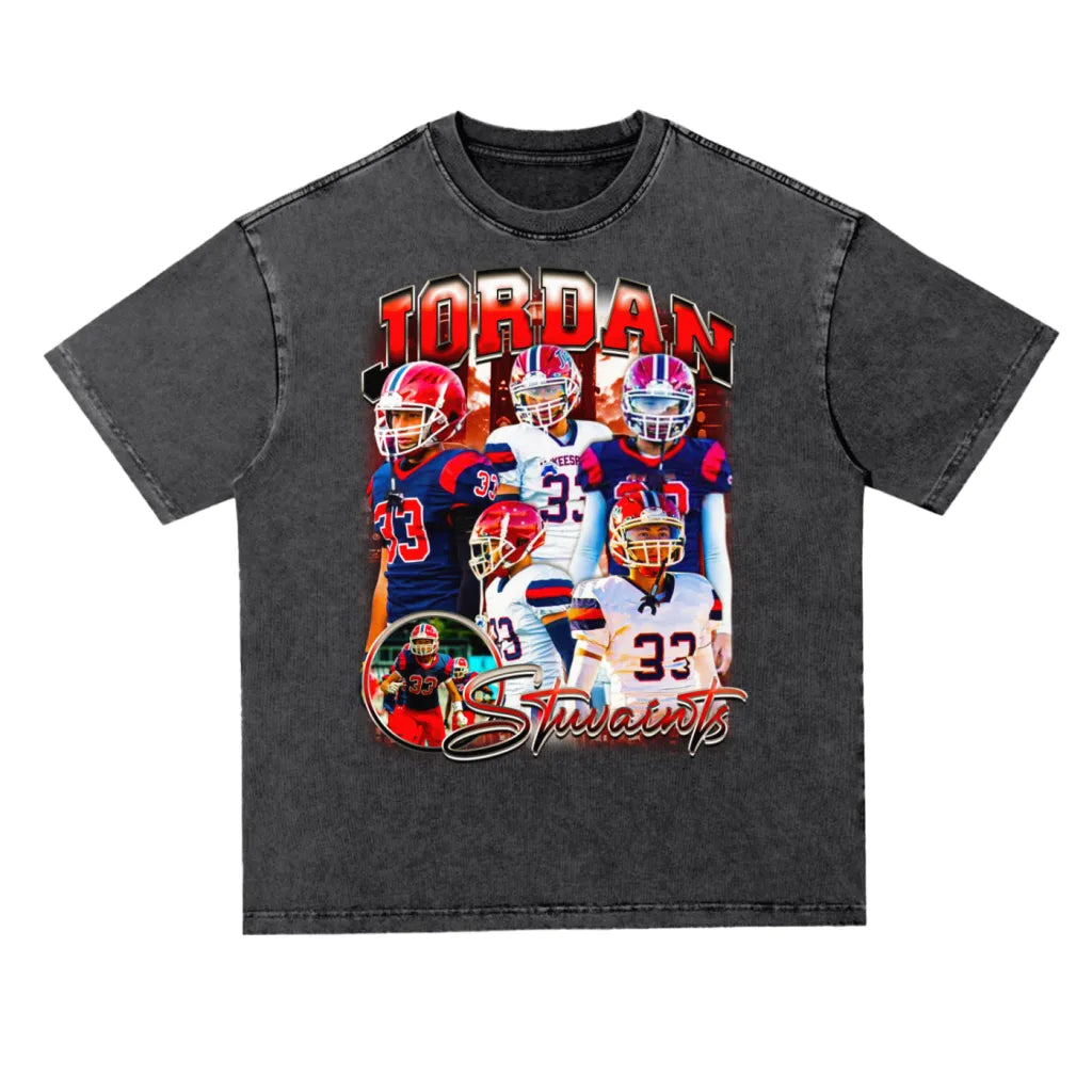 Jordan Stuvaints Oversized Acid wash T-shirt