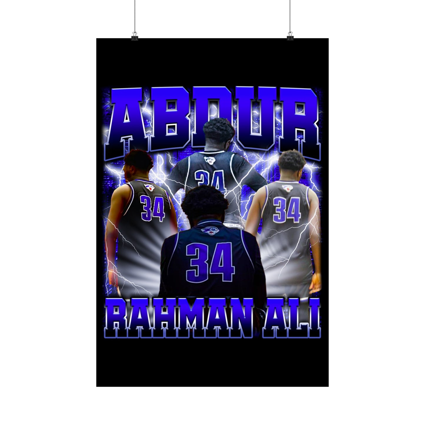 Abdur Rahman Ali Poster 24" x 36"