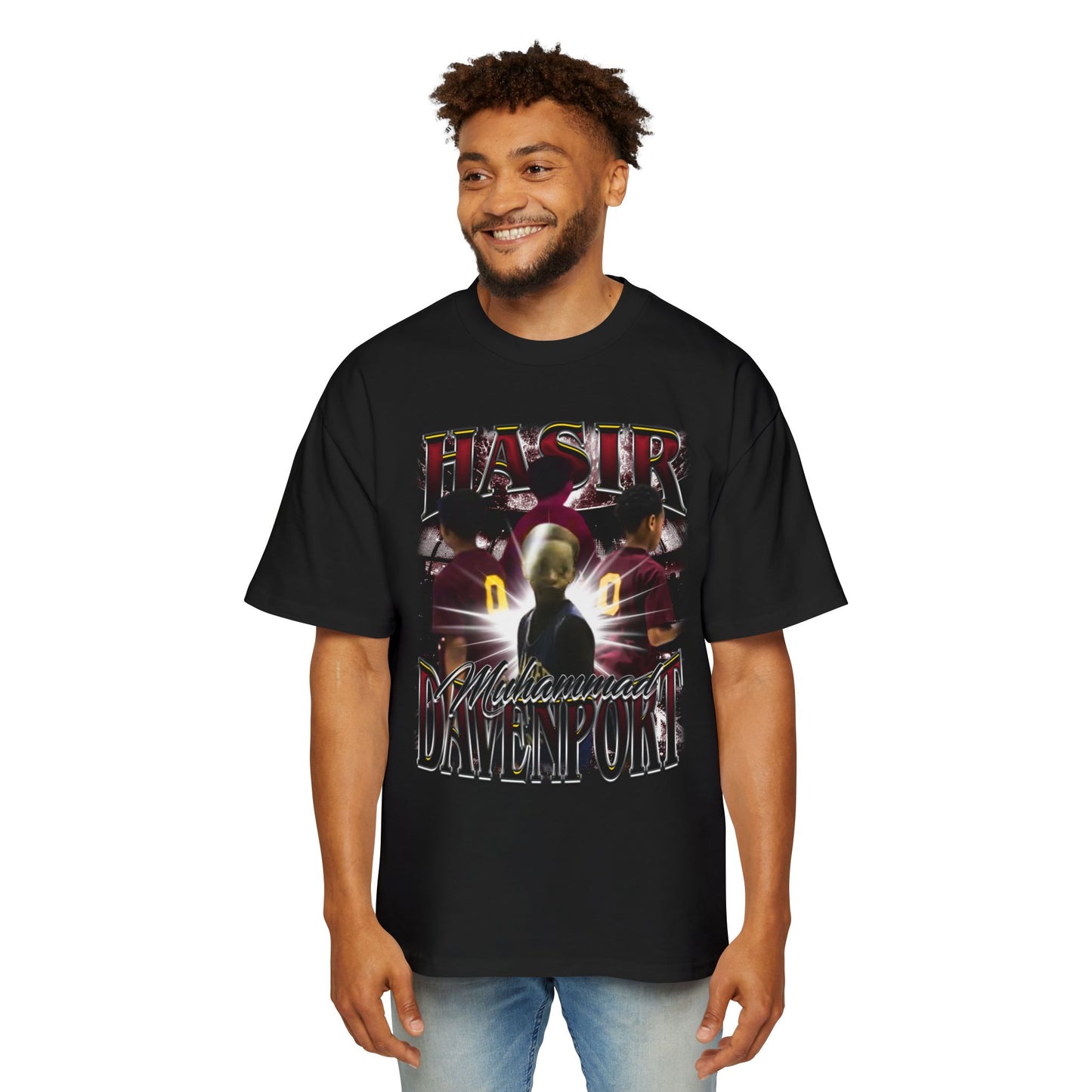 Hasir Muhammad Davenport Oversized Retro Tee