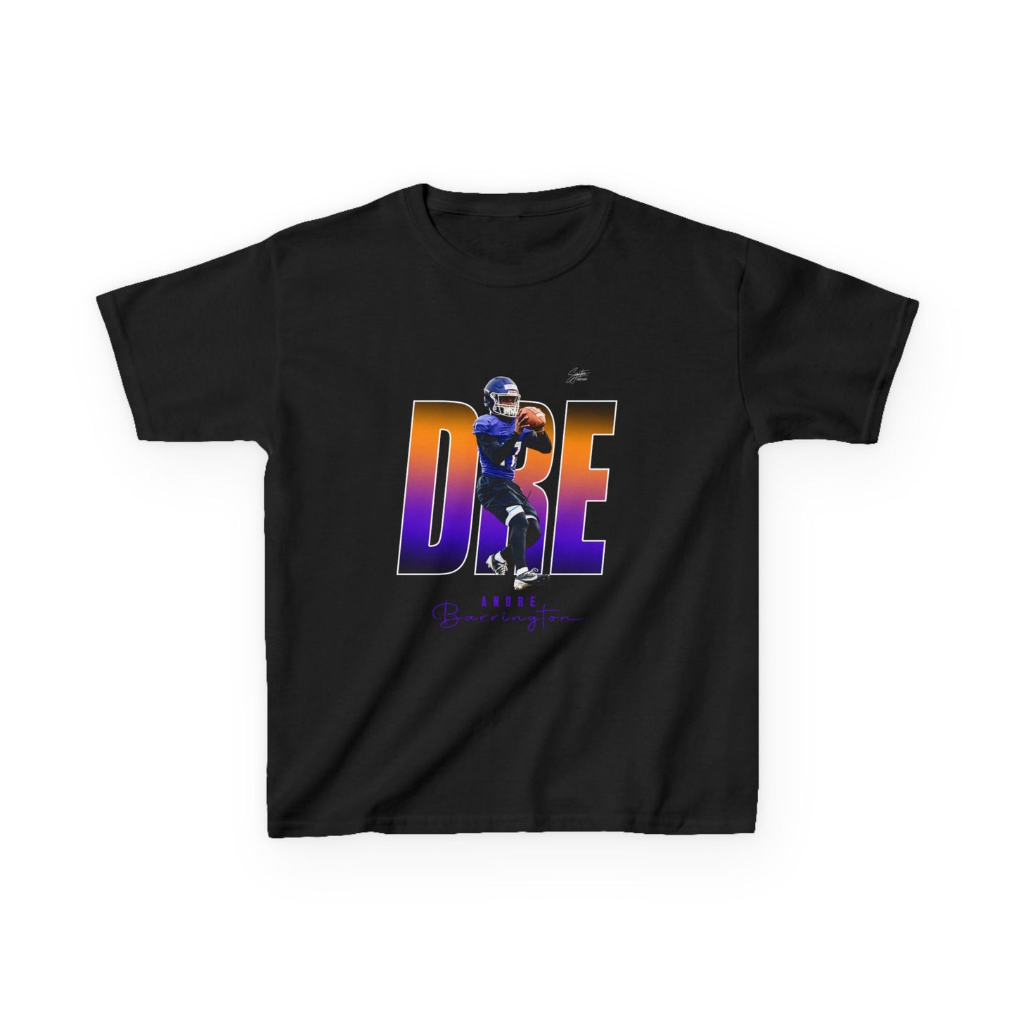 Copy of   Andre Barrington Youth Heavy Cotton Tee