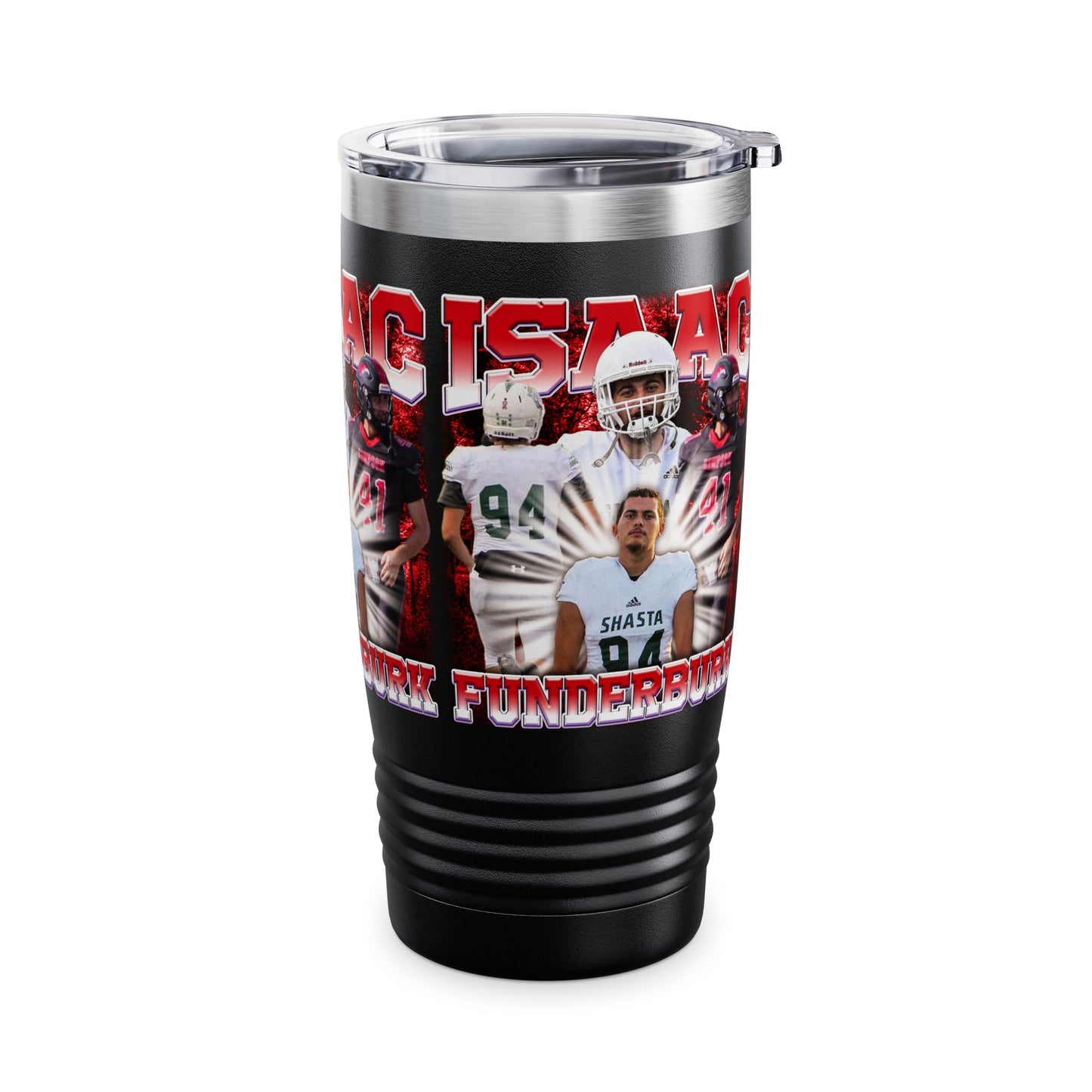 Isaac Funderburk Stainless Steel Tumbler