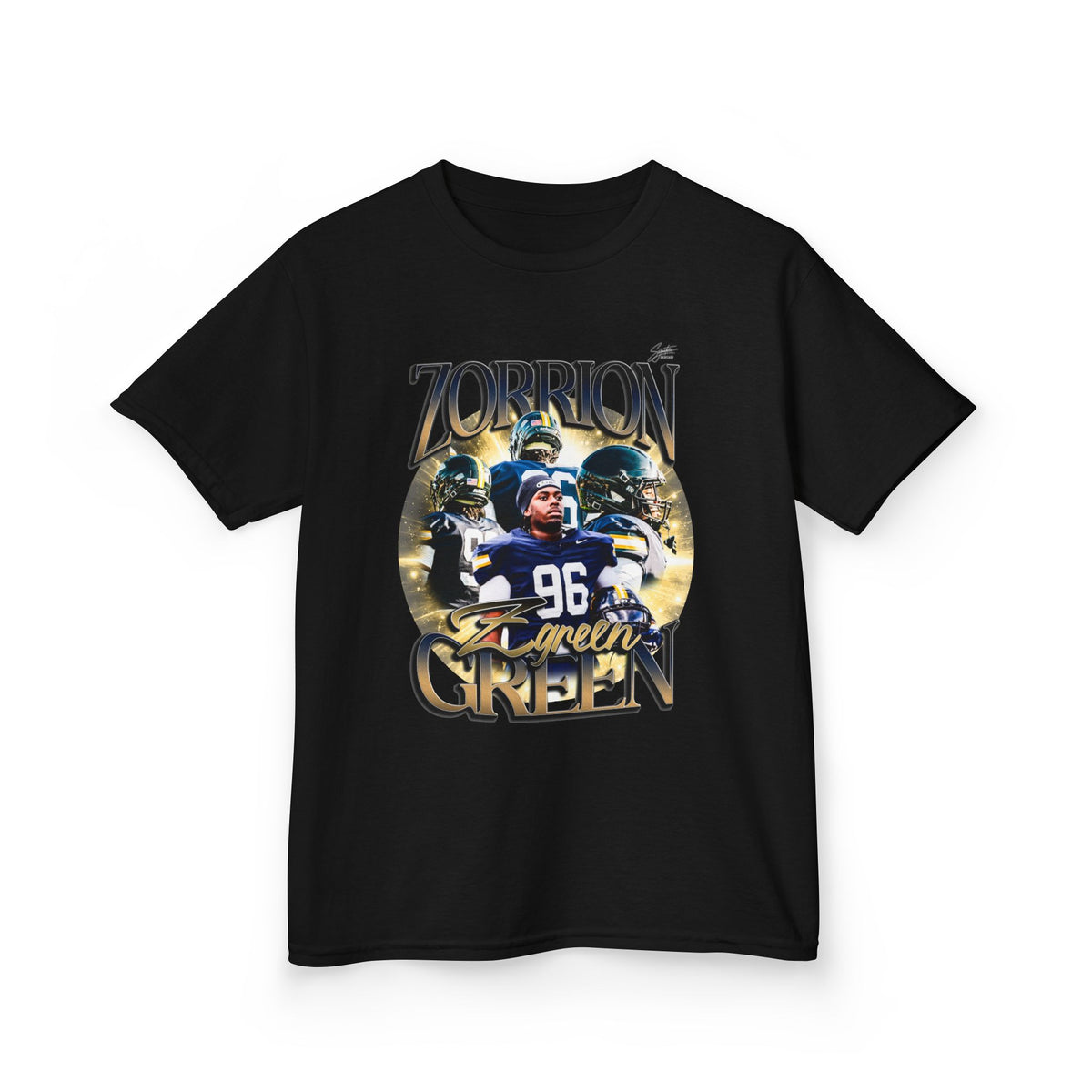 Zorrion Green Youth Heavy Cotton Tee