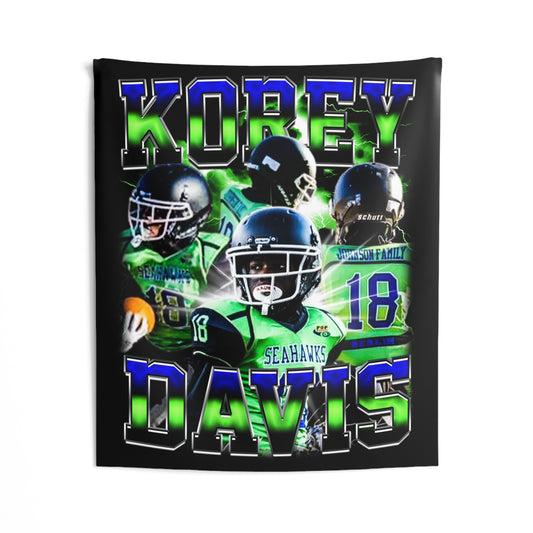 Korey Davis Tapestry 50” x 60”