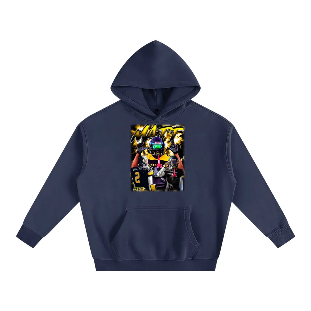 Matt Oversize Fleeced Hoodie