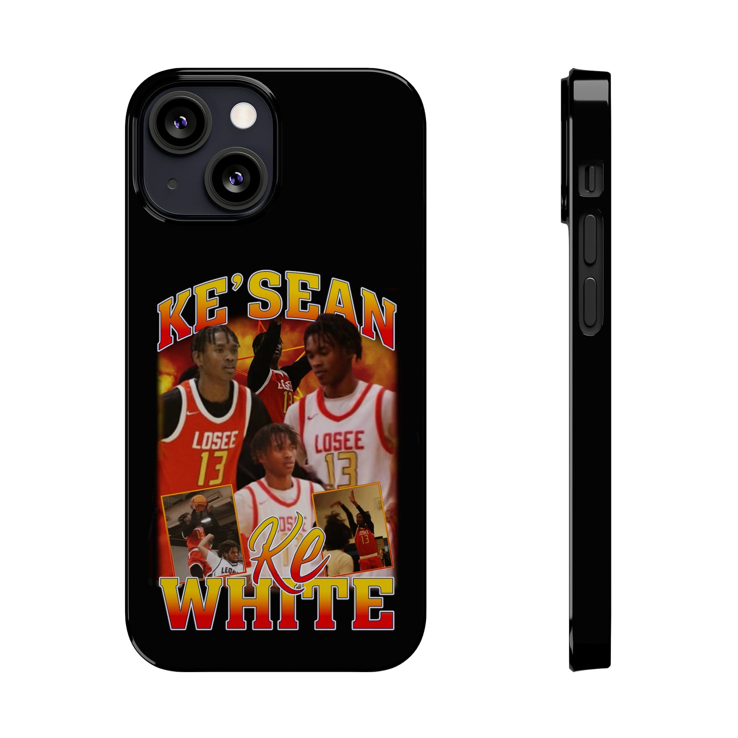 Ke'sean White Phone Case