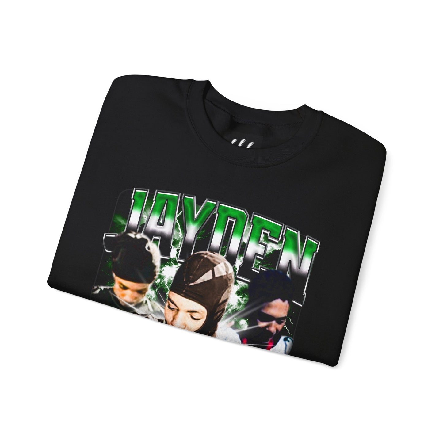 Jayden White Crewneck Sweatshirt