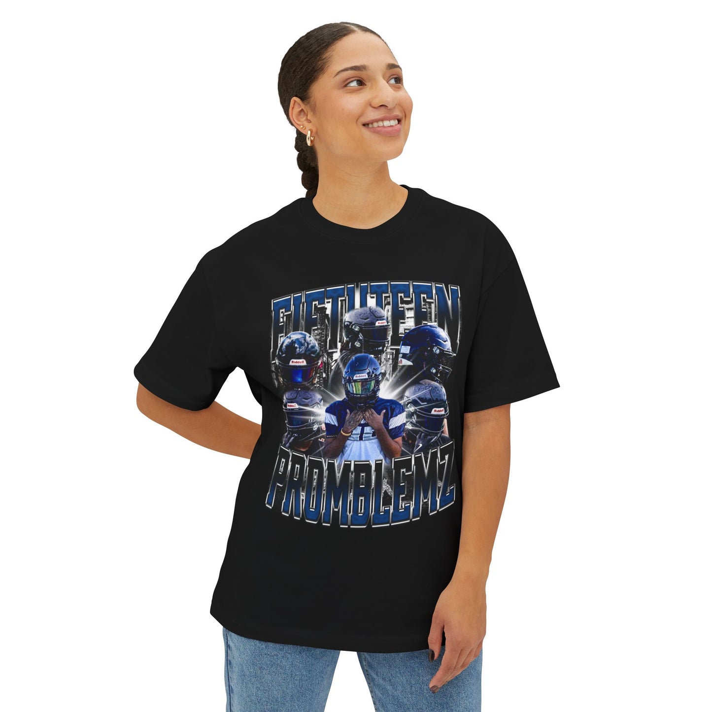 Fifthteen  Promblemz Oversized Vintage Tee