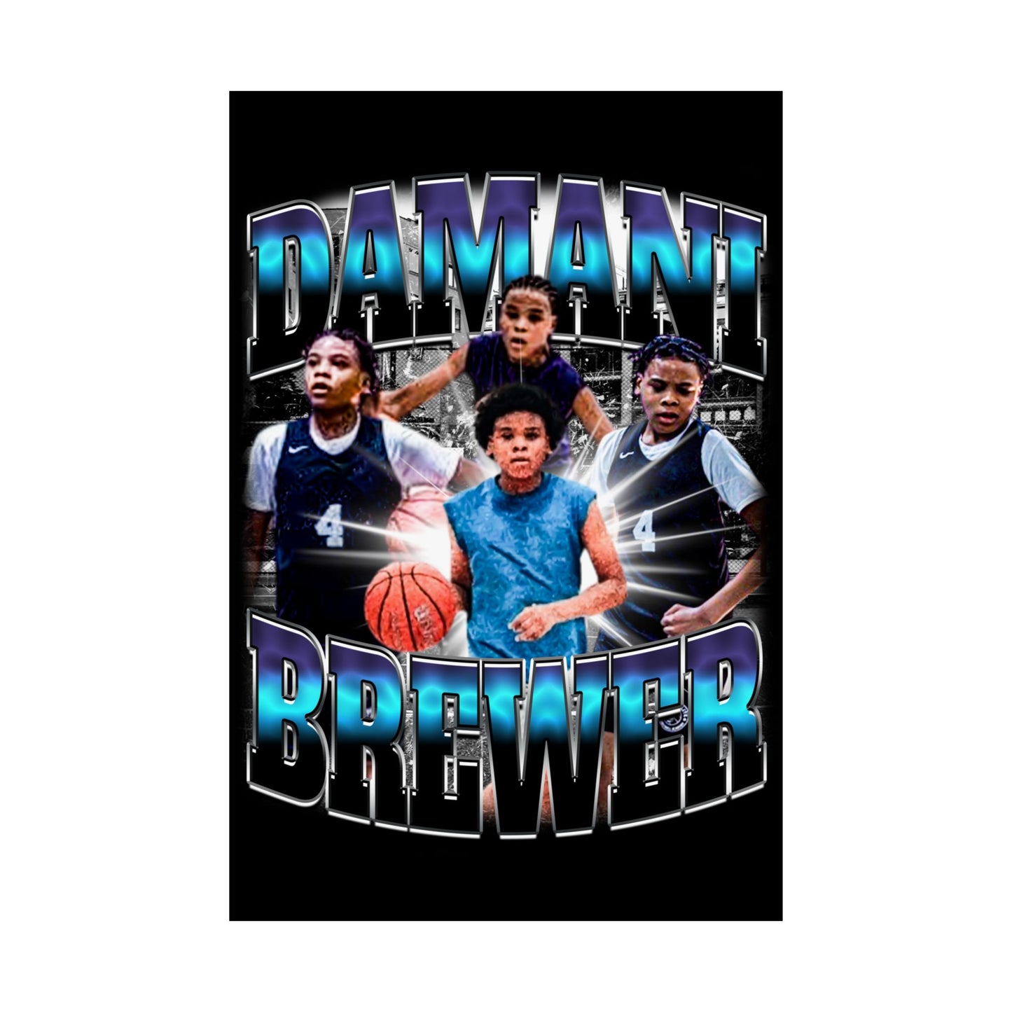 Damani Brewer Poster 24" x 36"