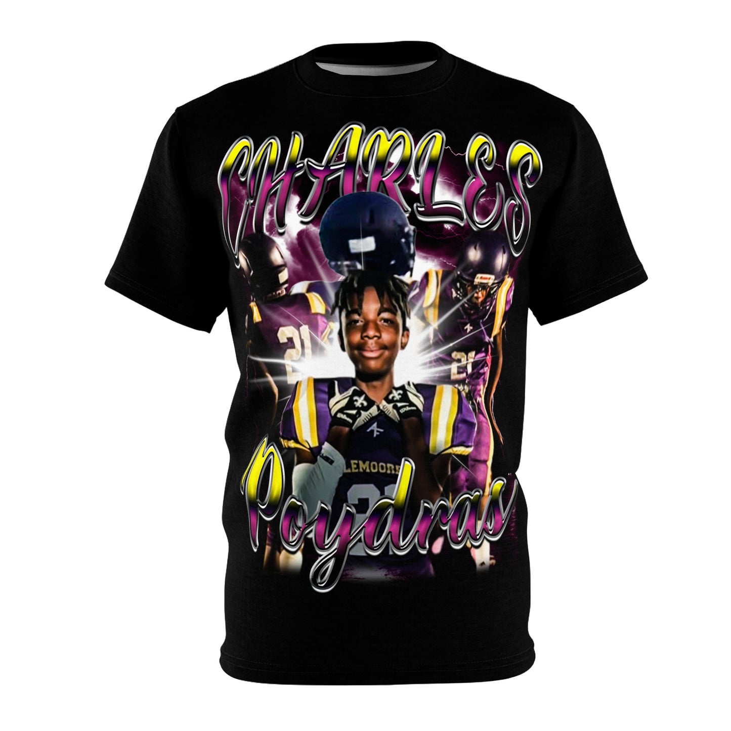 Charles Poydras Vintage Full Print Tee