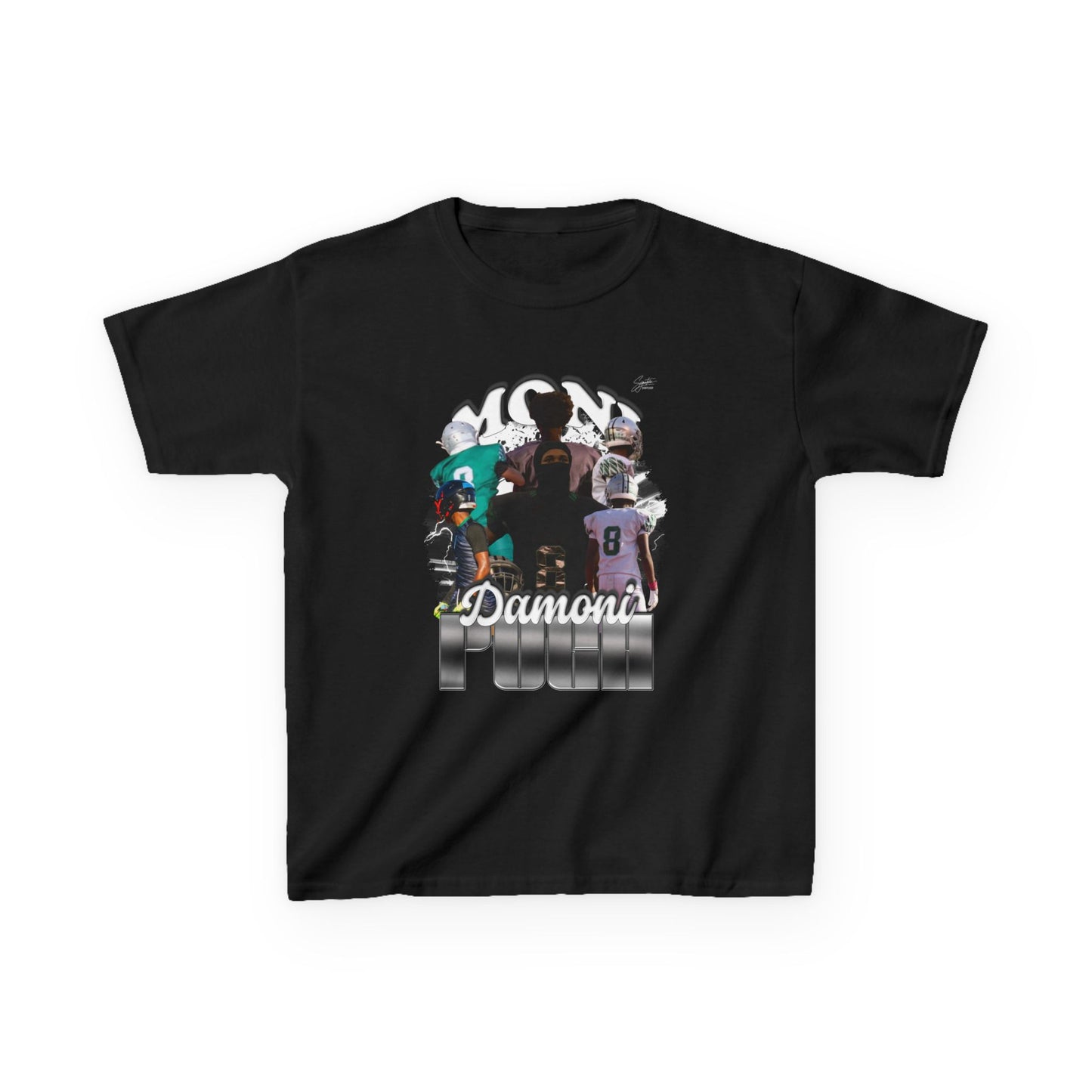 Damoni Pugh Youth Heavy Cotton Tee