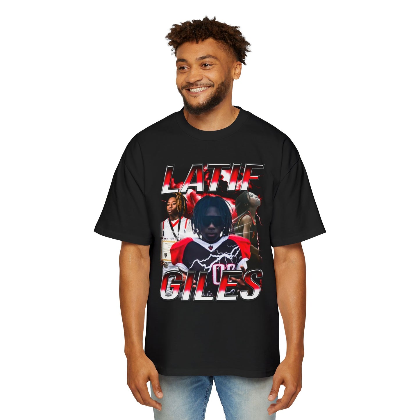Latif Giles Oversized Retro Tee
