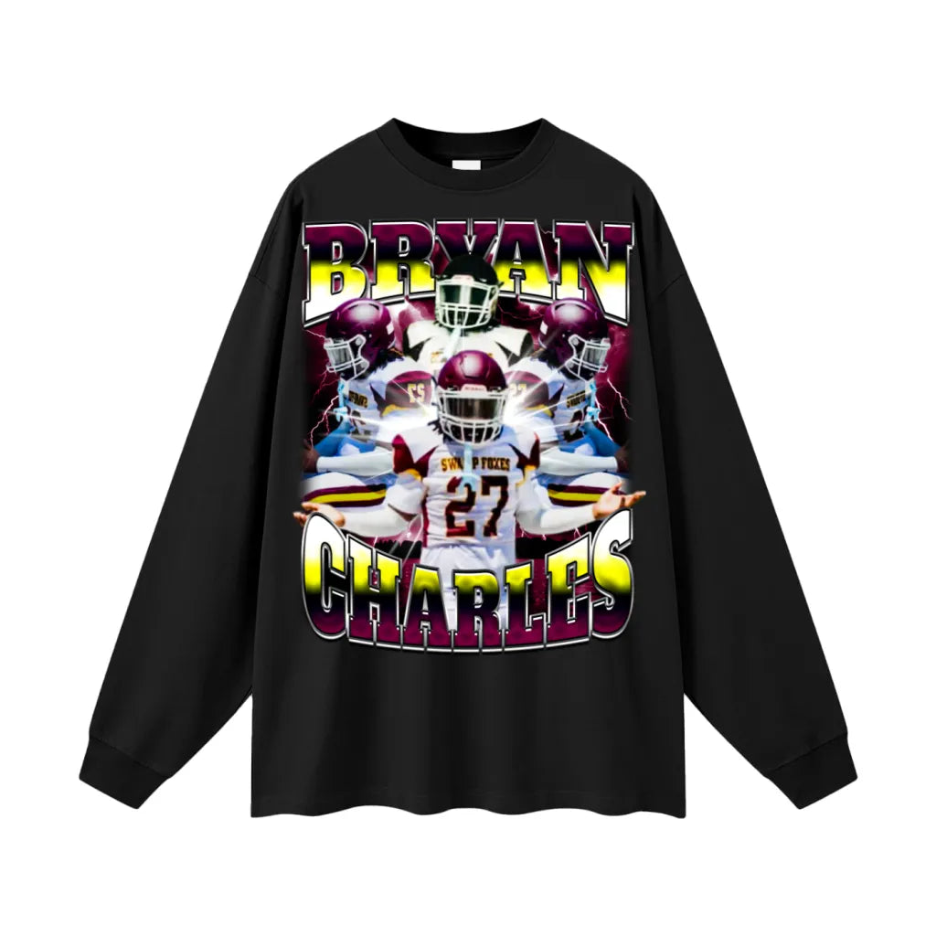 Bryan Charles Oversized Long Sleeve Tee