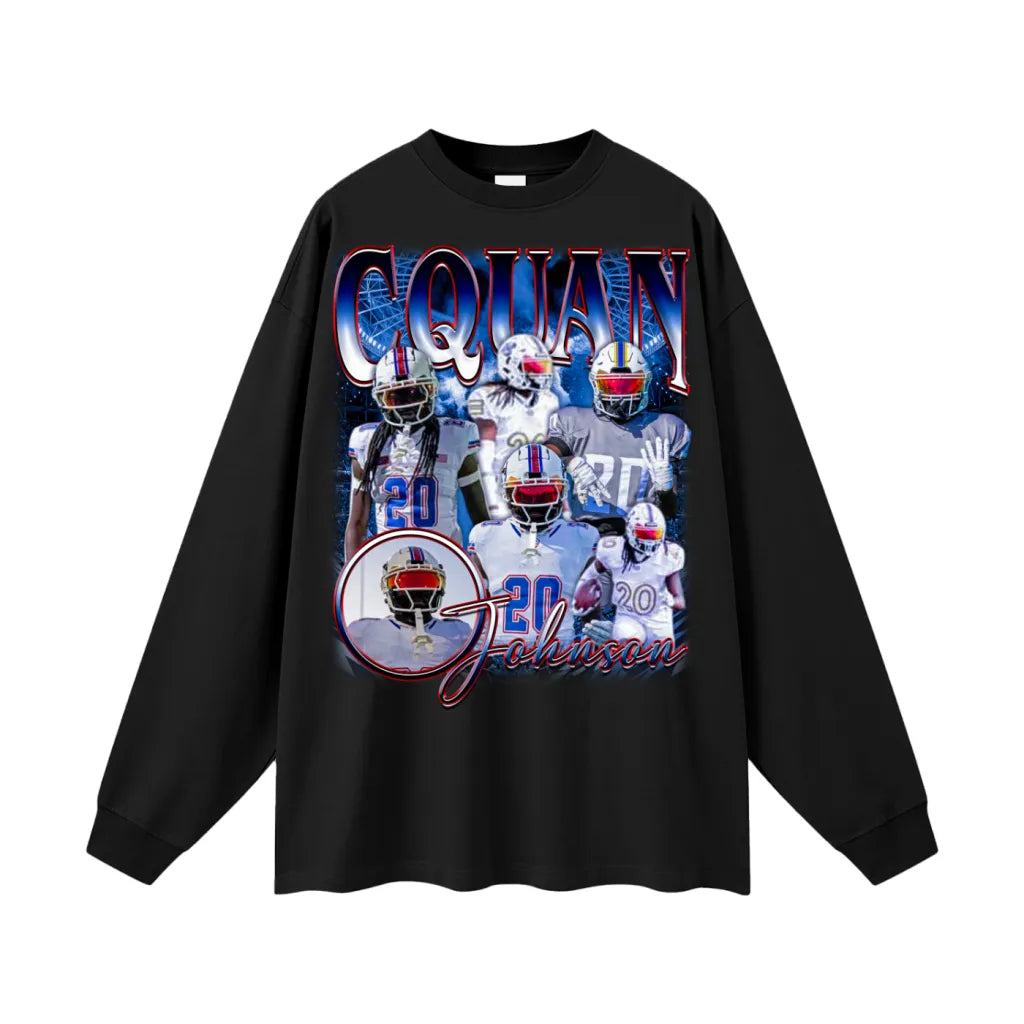 Cquan Johnson Oversized Long Sleeve Tee