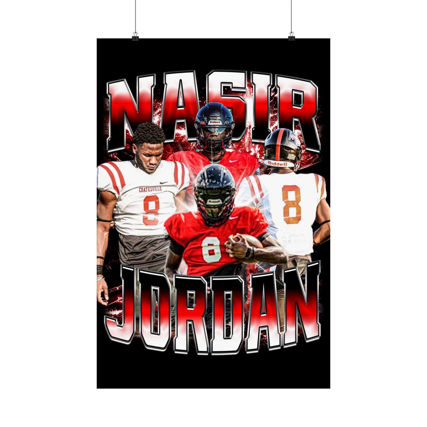 Nasir Jordan Poster 24" x 36"