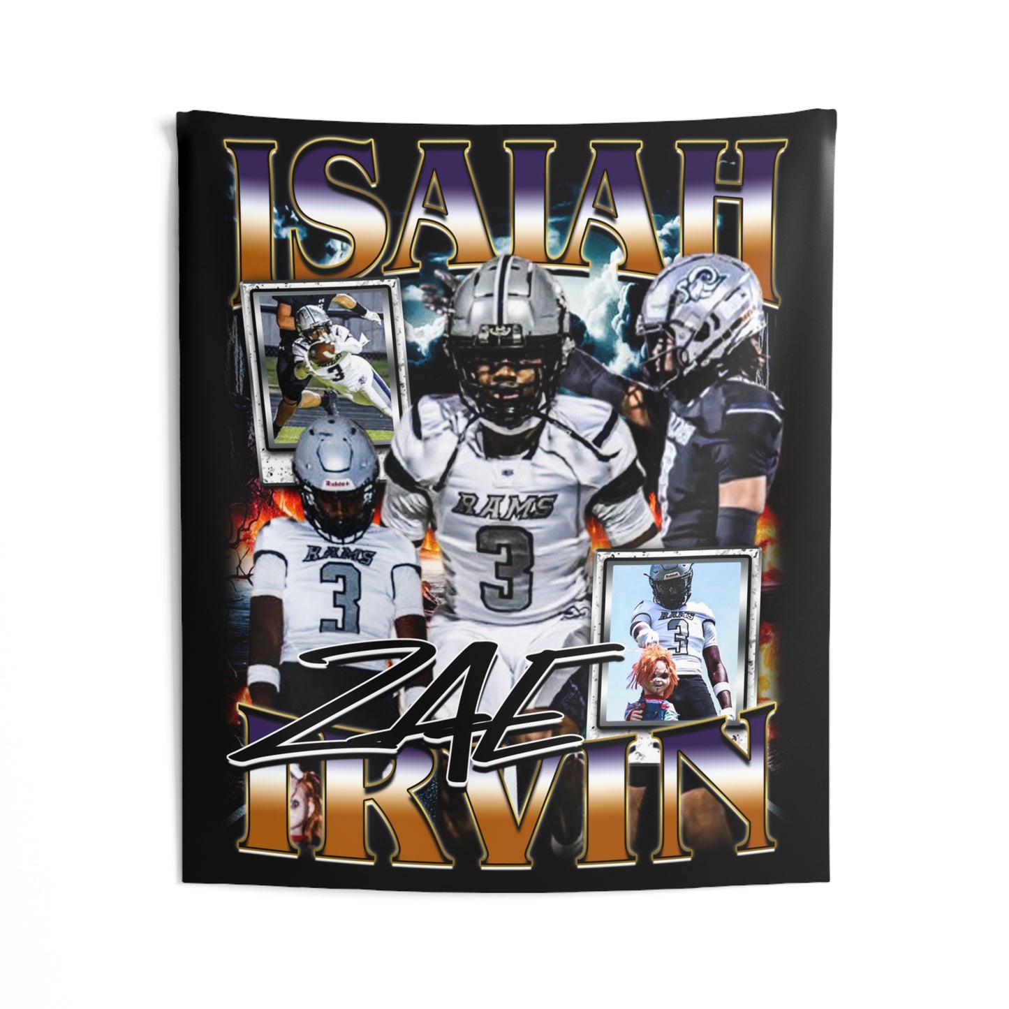Isaiah Irvin Tapestry 50” x 60”