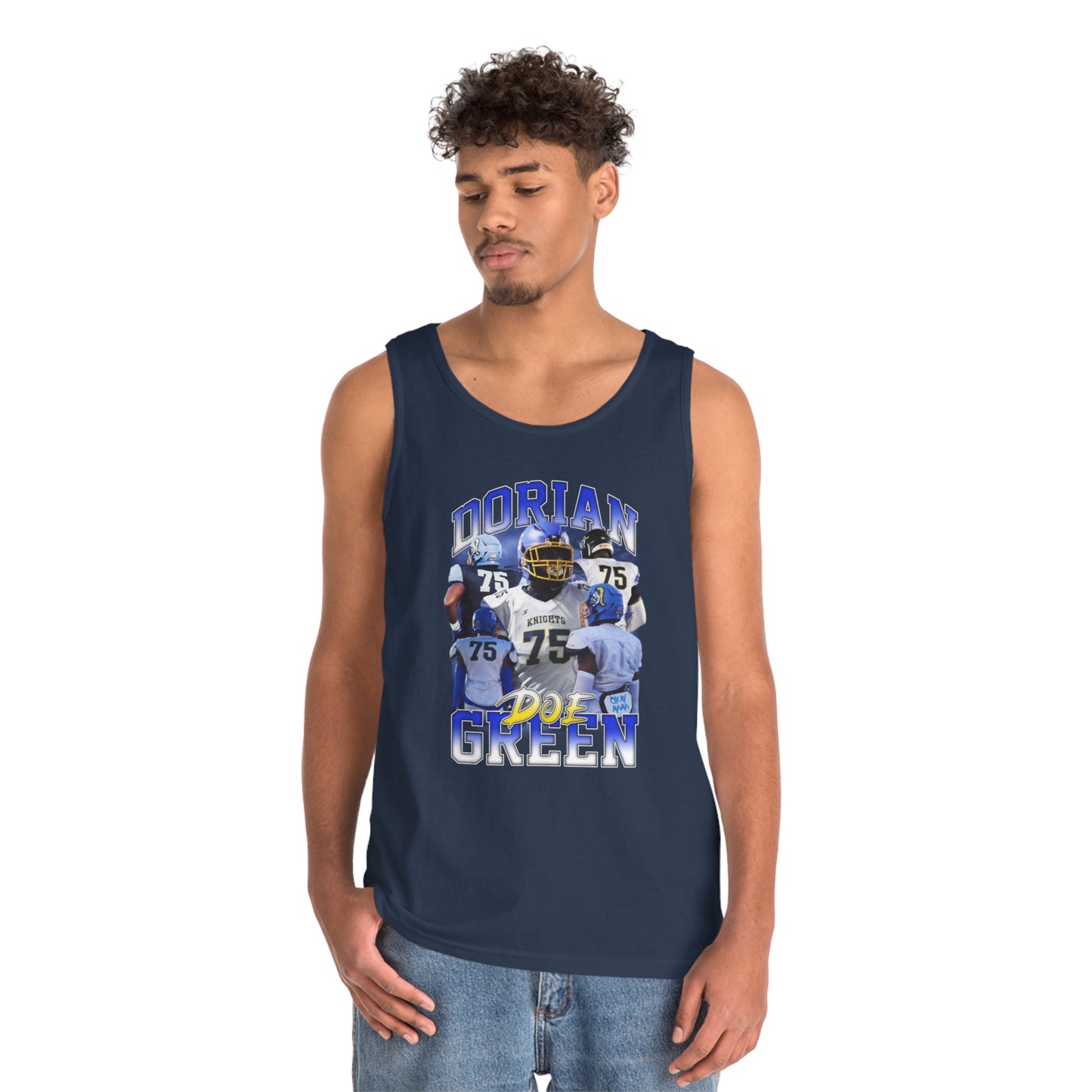 Dorian Green Heavy Cotton Tank Top