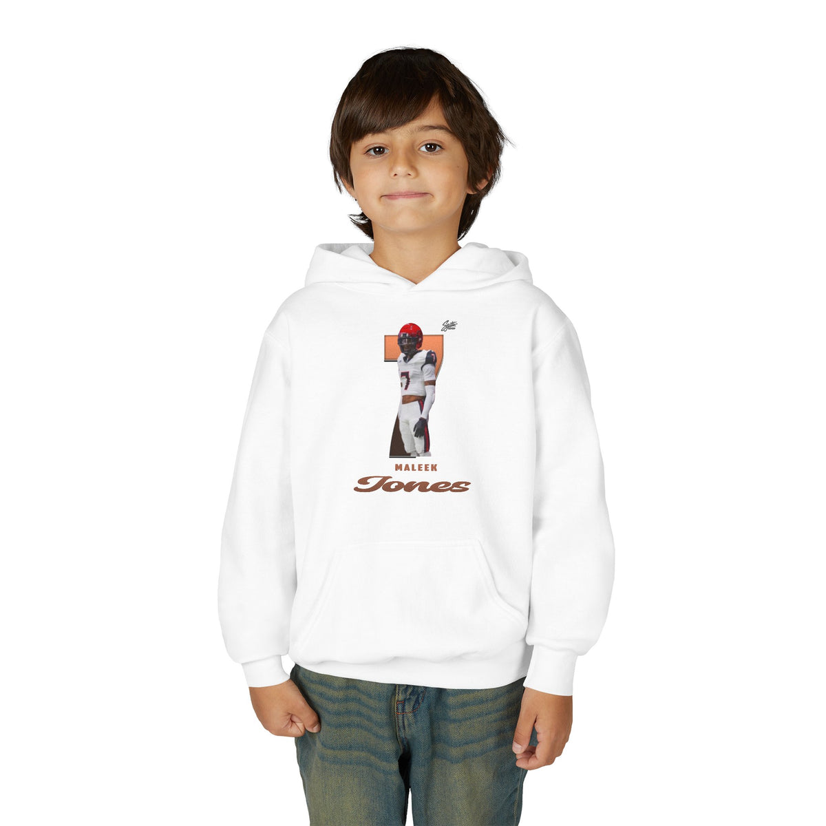 Maleek jones Youth Hoodie