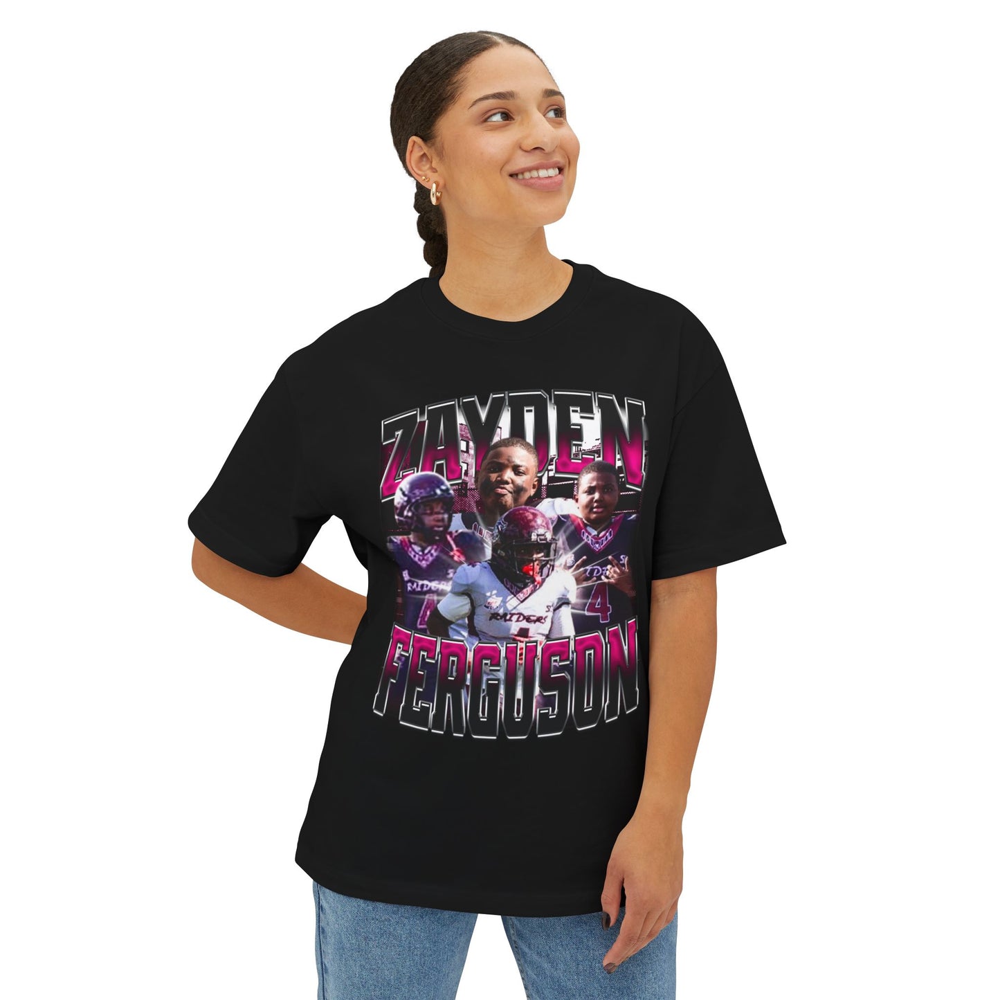 Zayden Ferguson Oversized Vintage Tee