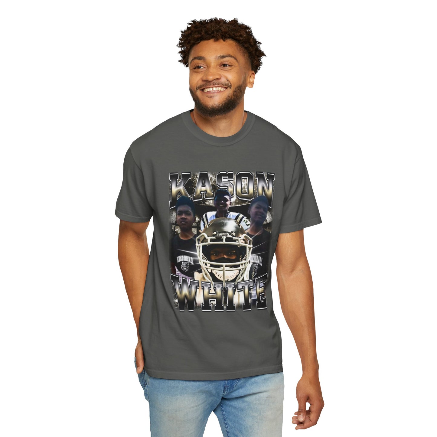 Kason White Heavyweight Premium Tee