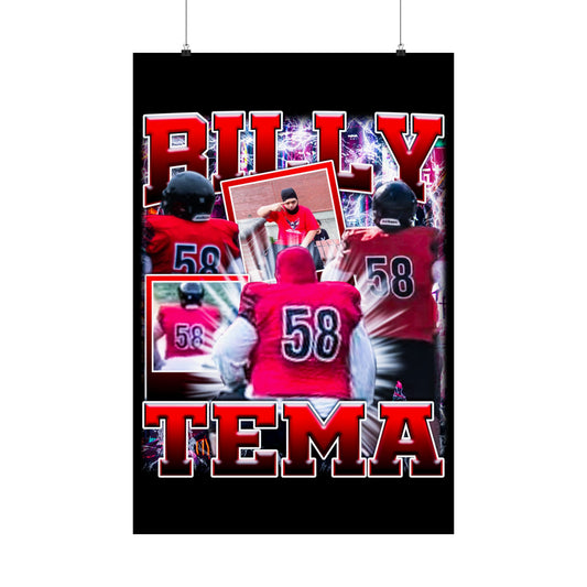 Billy Tema Poster 24" x 36"