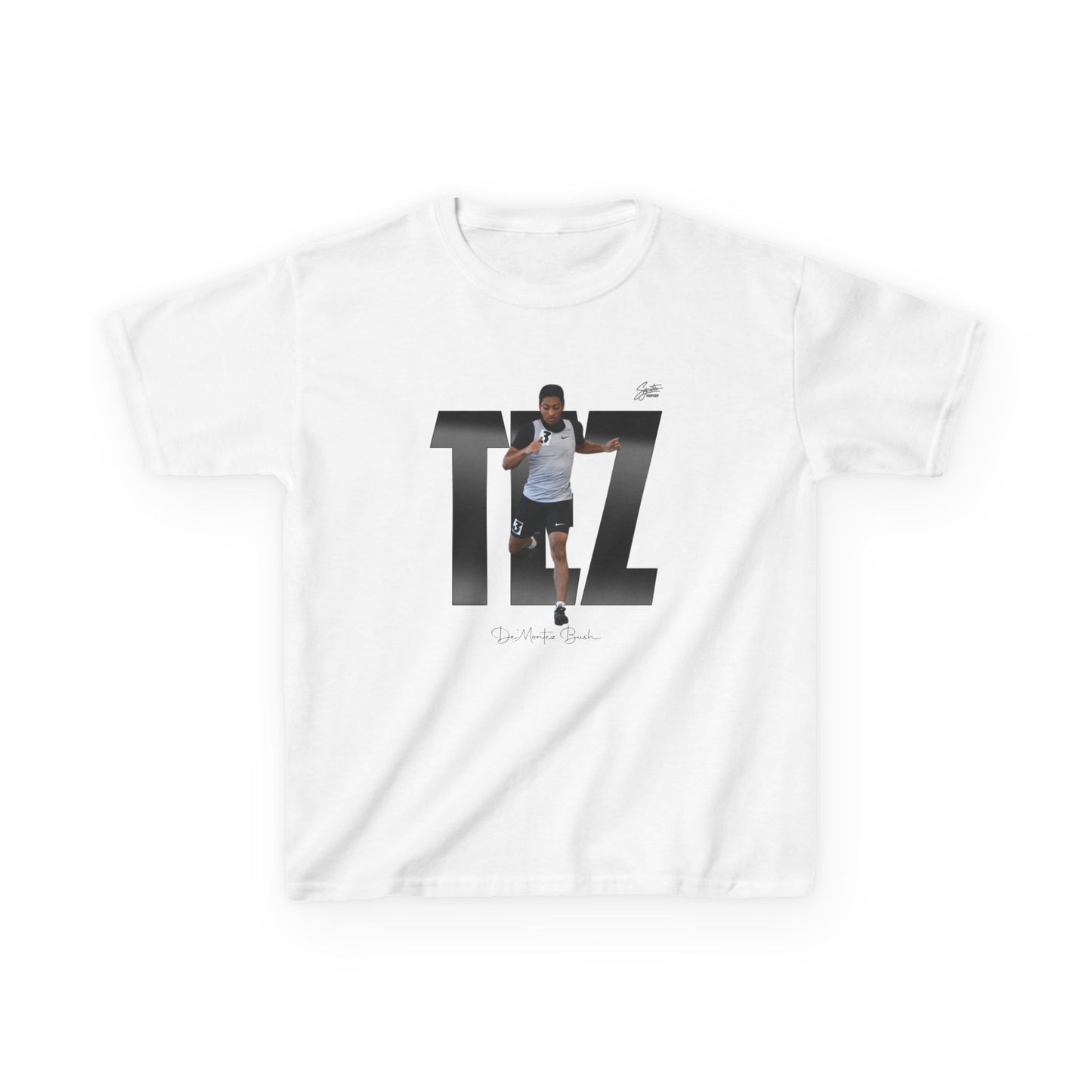 De’Montez Bush Youth Heavy Cotton Tee