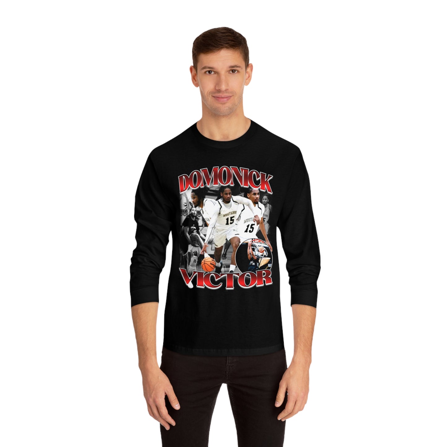 Domonick Victor Long Sleeve T-Shirt