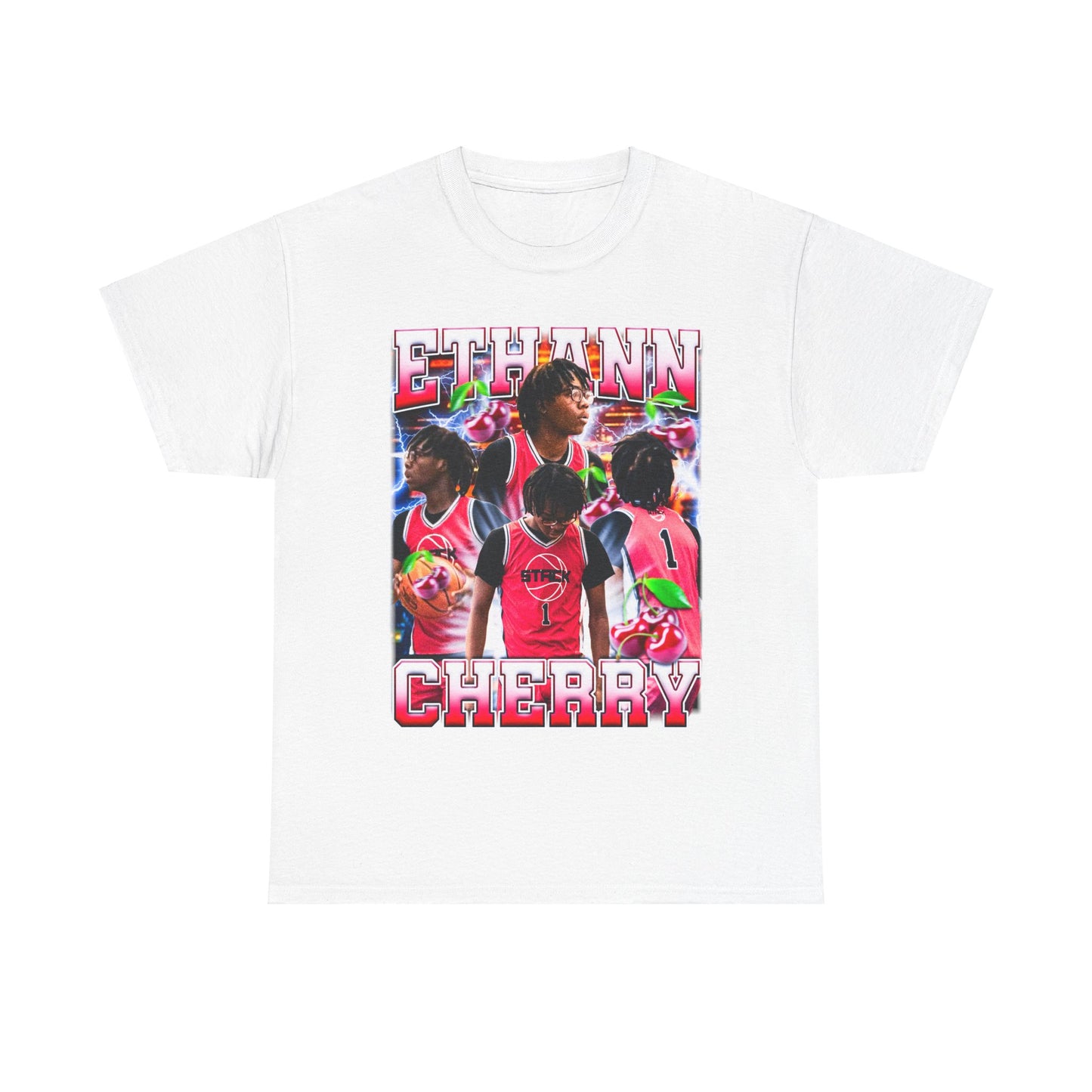 Ethann Cherry Heavy Cotton Tee