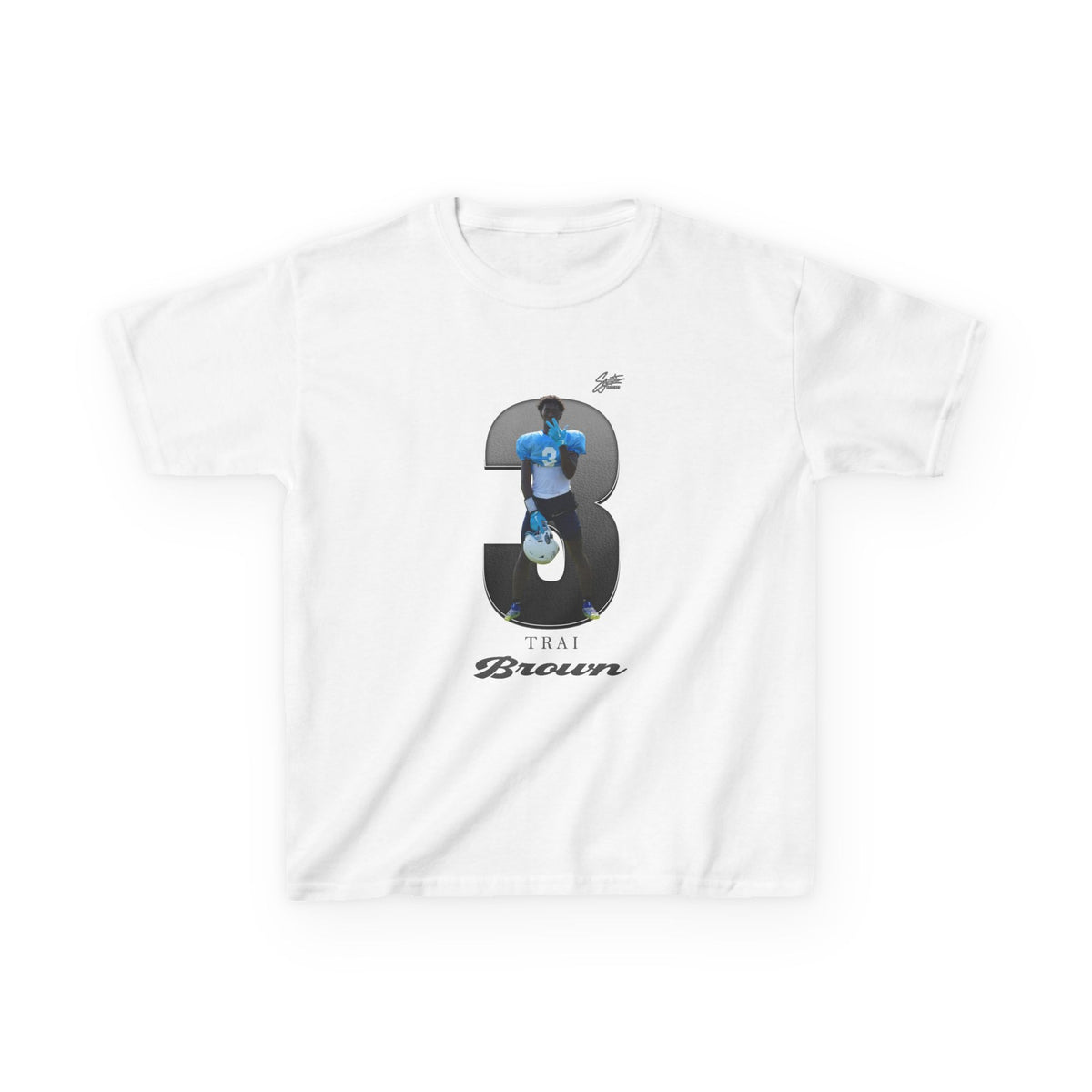 Trai Brown Youth Heavy Cotton Tee