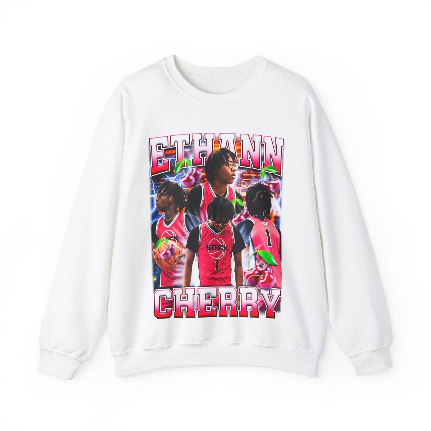 Ethann Cherry Crewneck Sweatshirt