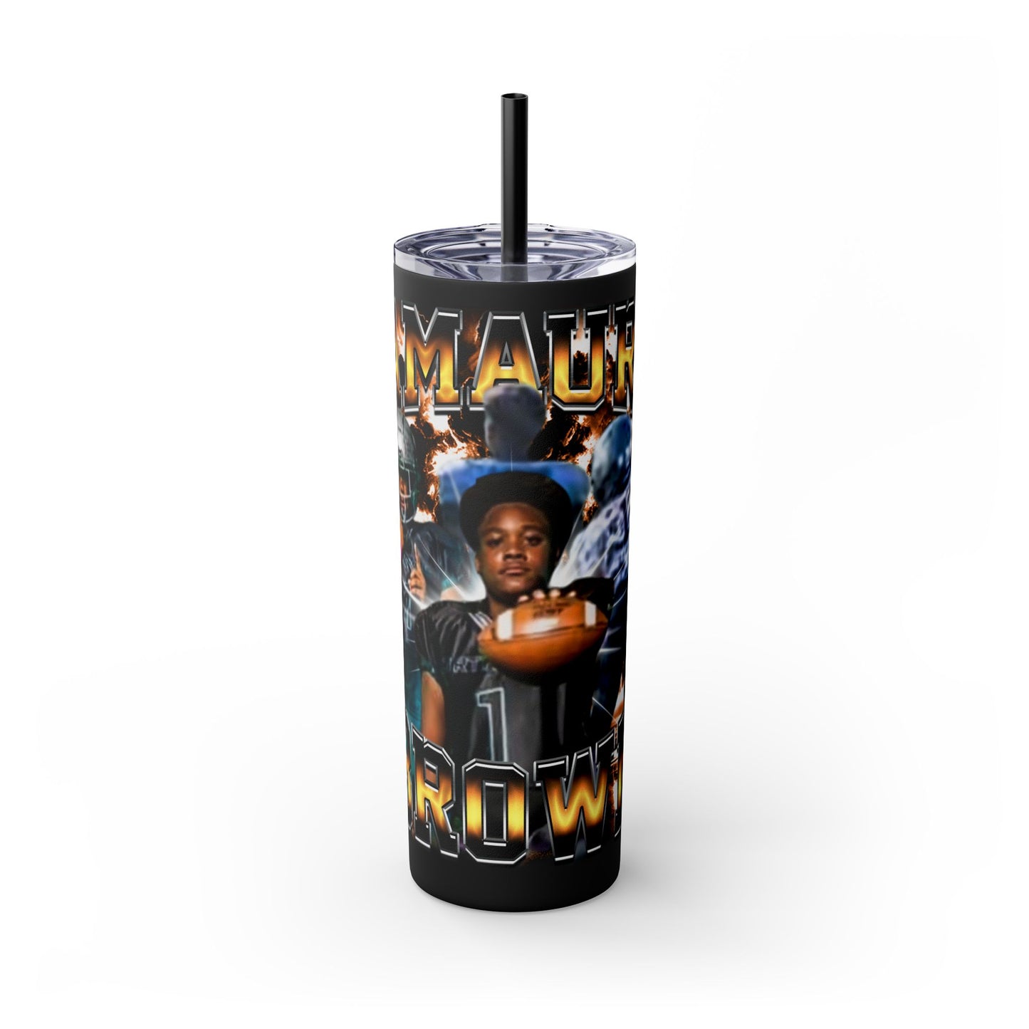 Amauri Brown Stainless Steal Tumbler