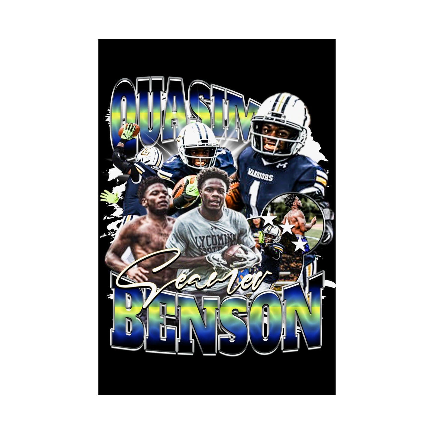 Quasim Benson Poster 24" x 36"