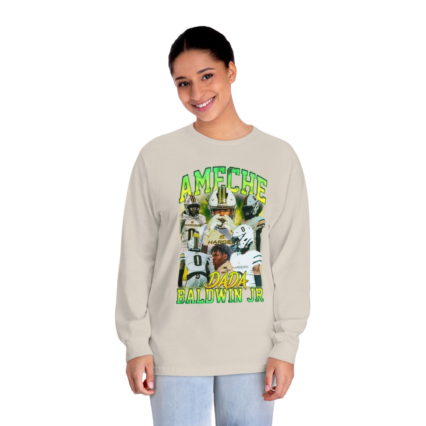 Ameche Baldwin Jr Long Sleeve T-Shirt