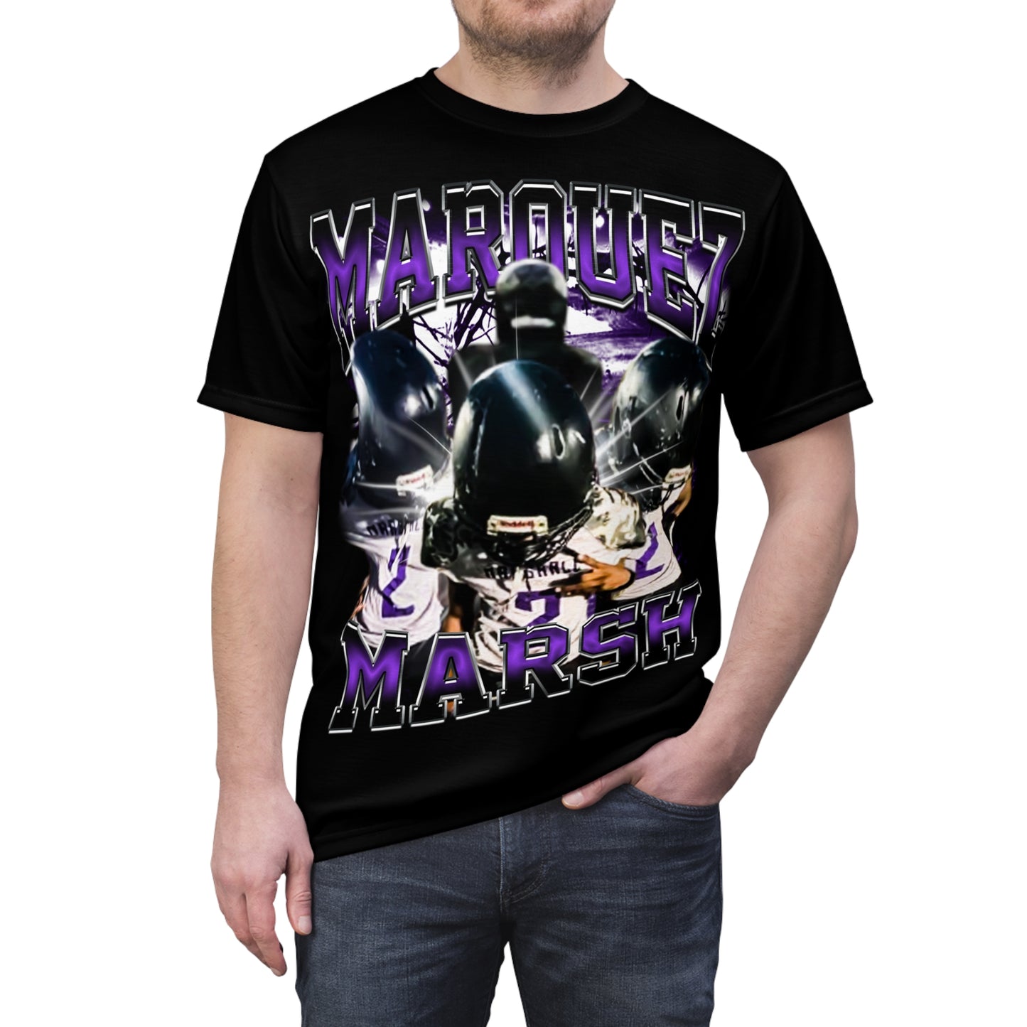 Marquez Marsh Vintage Full Print Tee