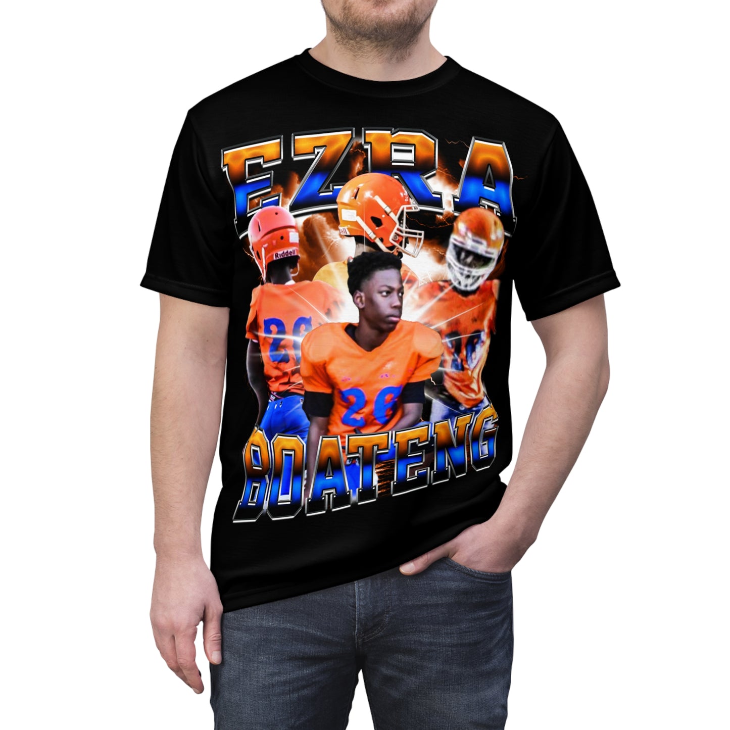 Ezra Boateng Vintage Full Print Tee