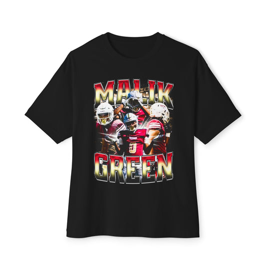 Malik Green Oversized Vintage Tee