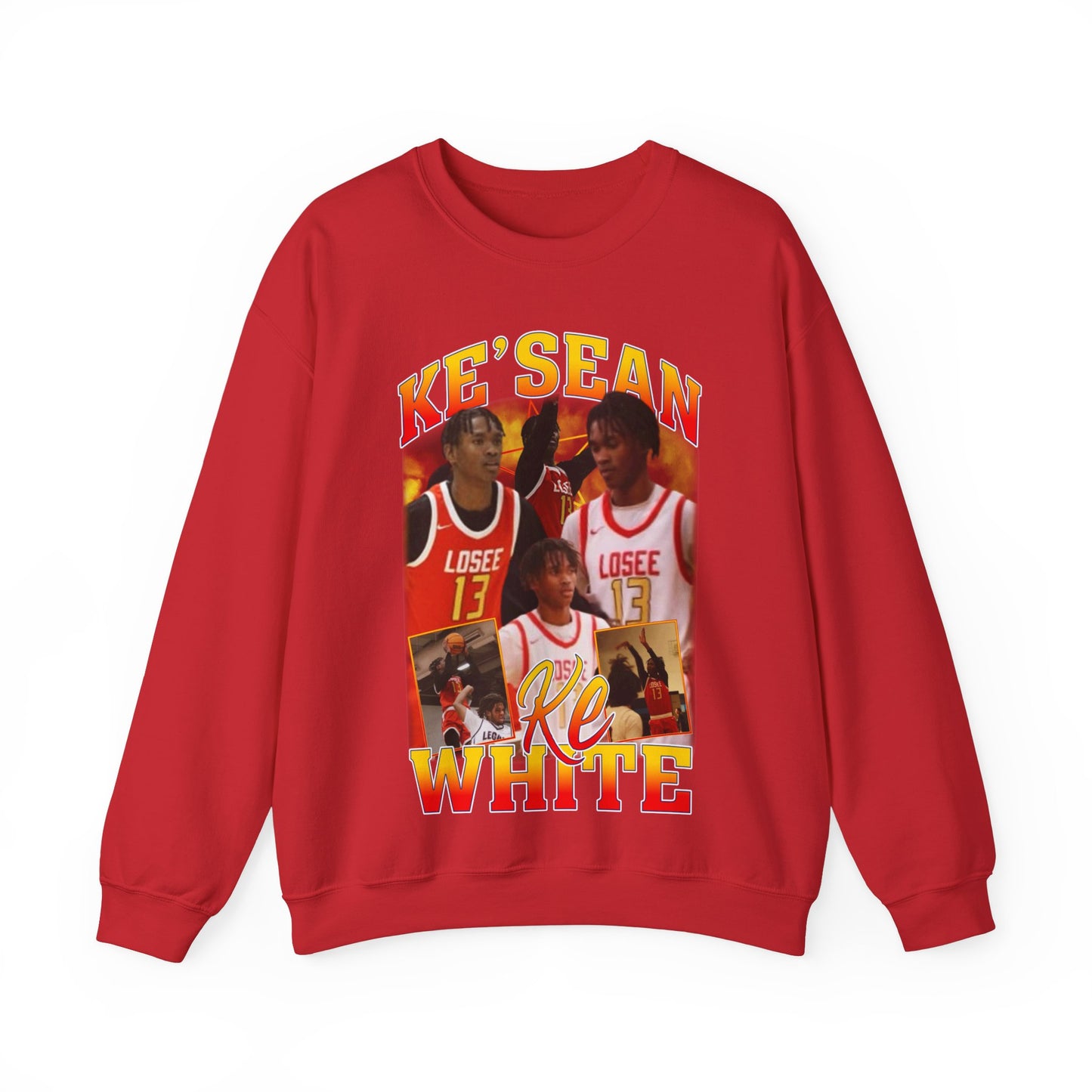 Ke'sean White Crewneck Sweatshirt