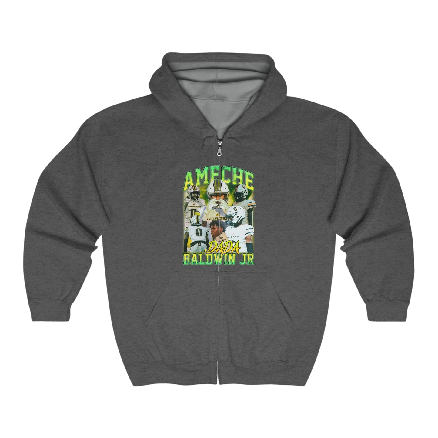 Ameche Baldwin Jr Full Zip Hoodie