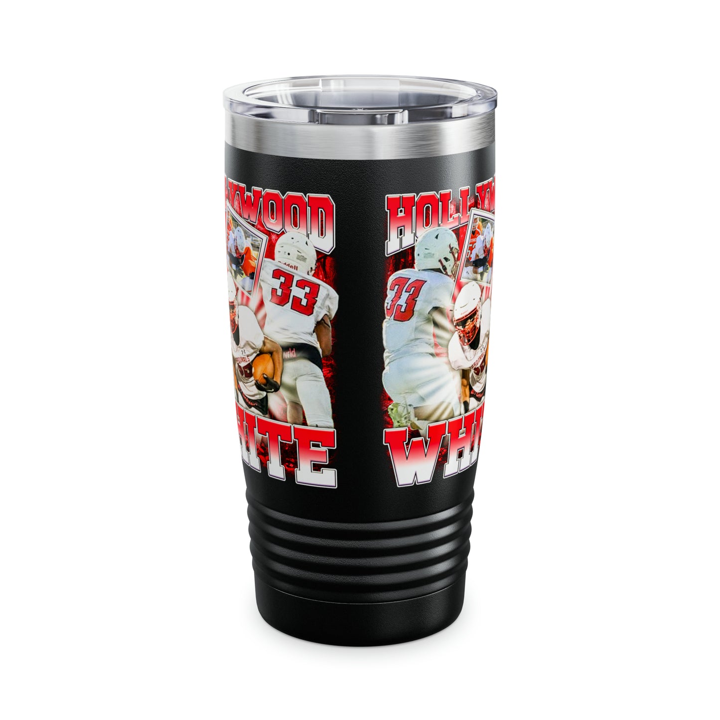 Hollywood White Stainless Steel Tumbler