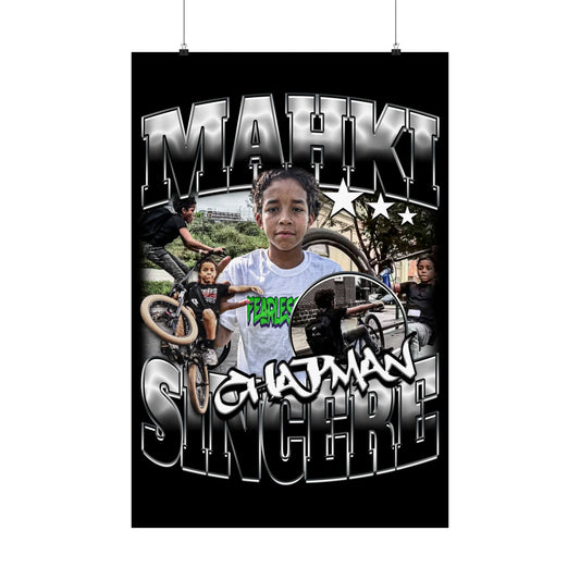 Mahki Chapman Sincere Poster 24" x 36"
