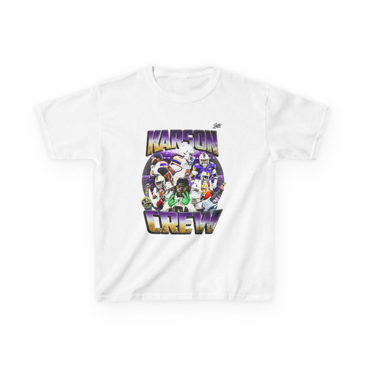 Karson Crew Youth Heavy Cotton Tee