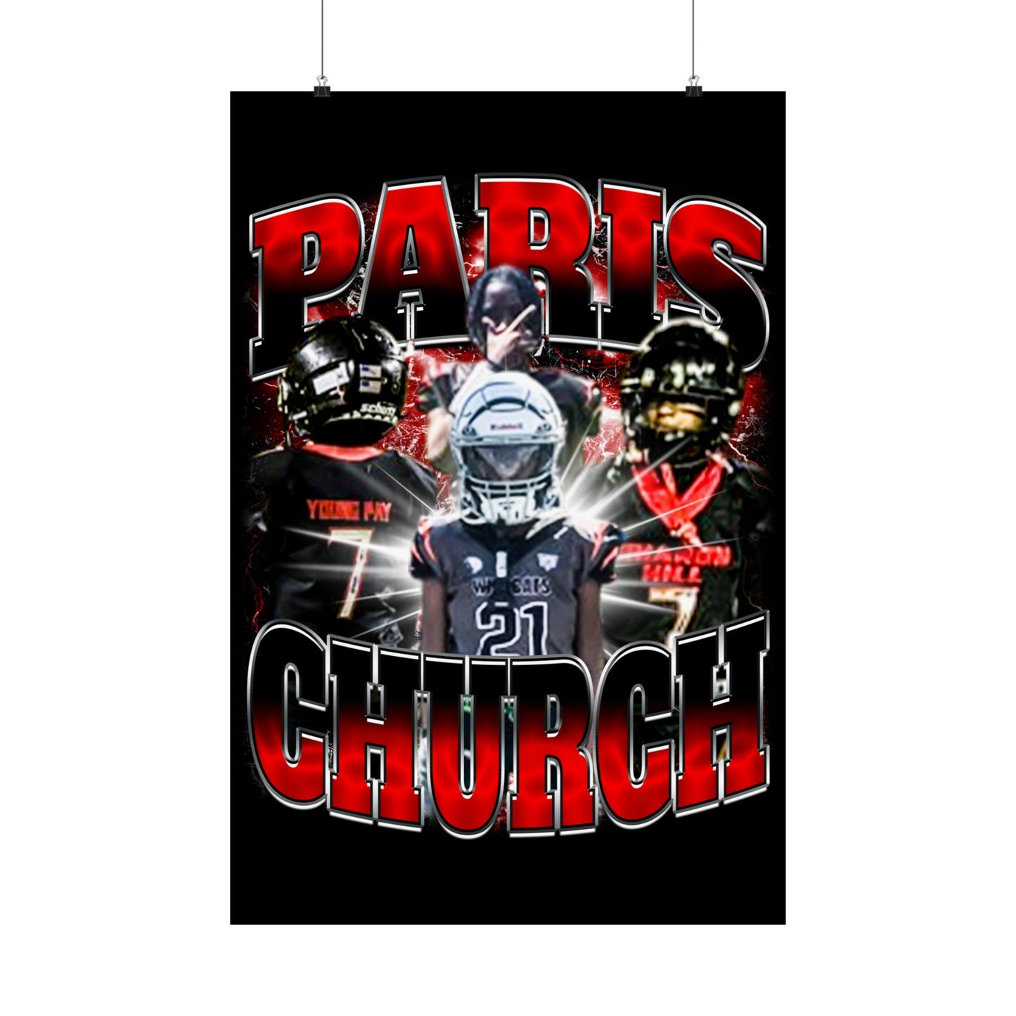 Paris Church Poster 24" x 36"
