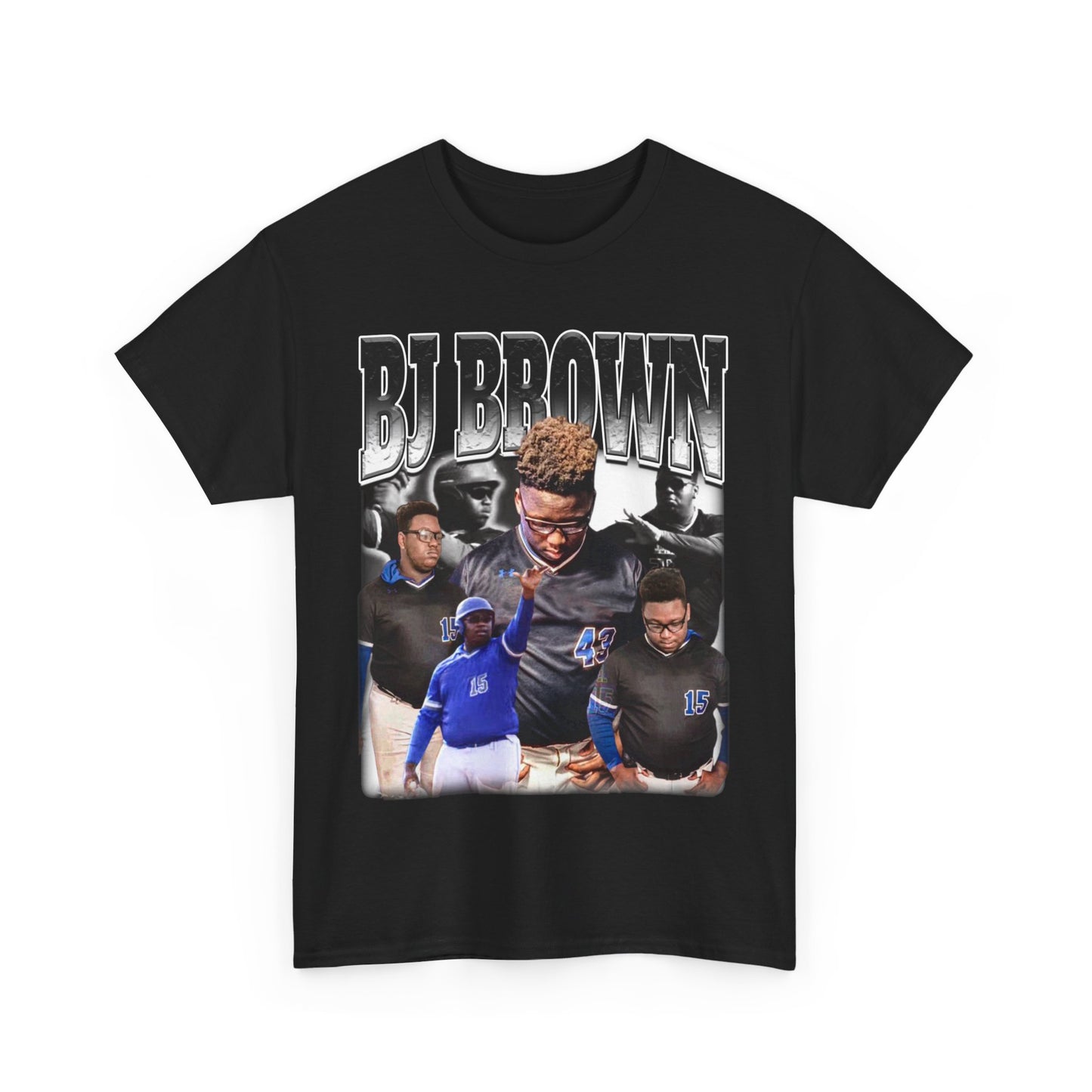 Bj Brown Heavy Cotton Tee