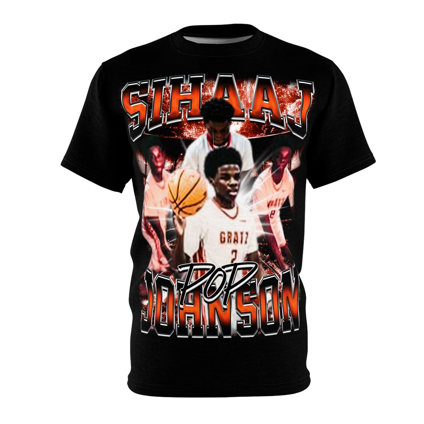 Sihaaj Johnson Vintage Full Print Tee