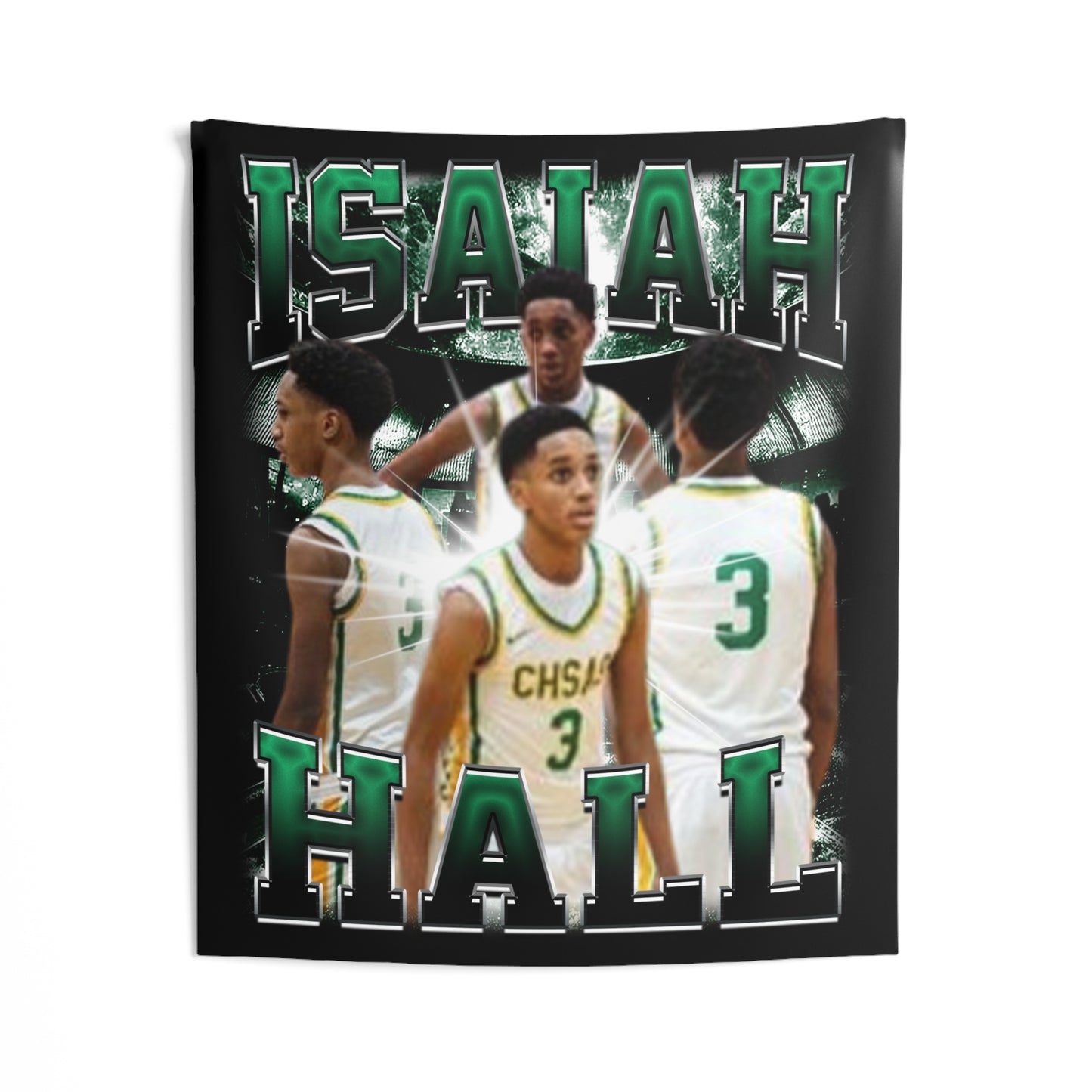 Isaiah Hall Tapestry 50” x 60”