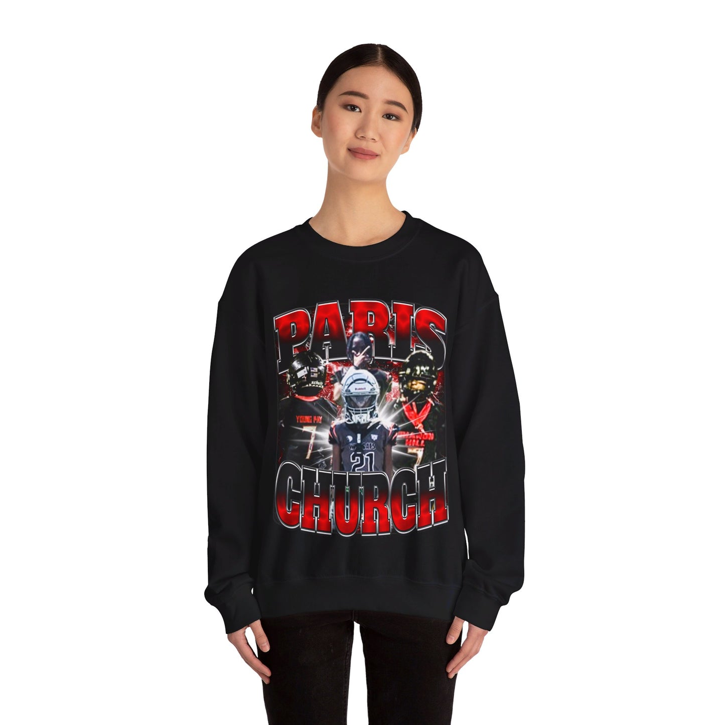 Paris Church Crewneck Sweatshirt