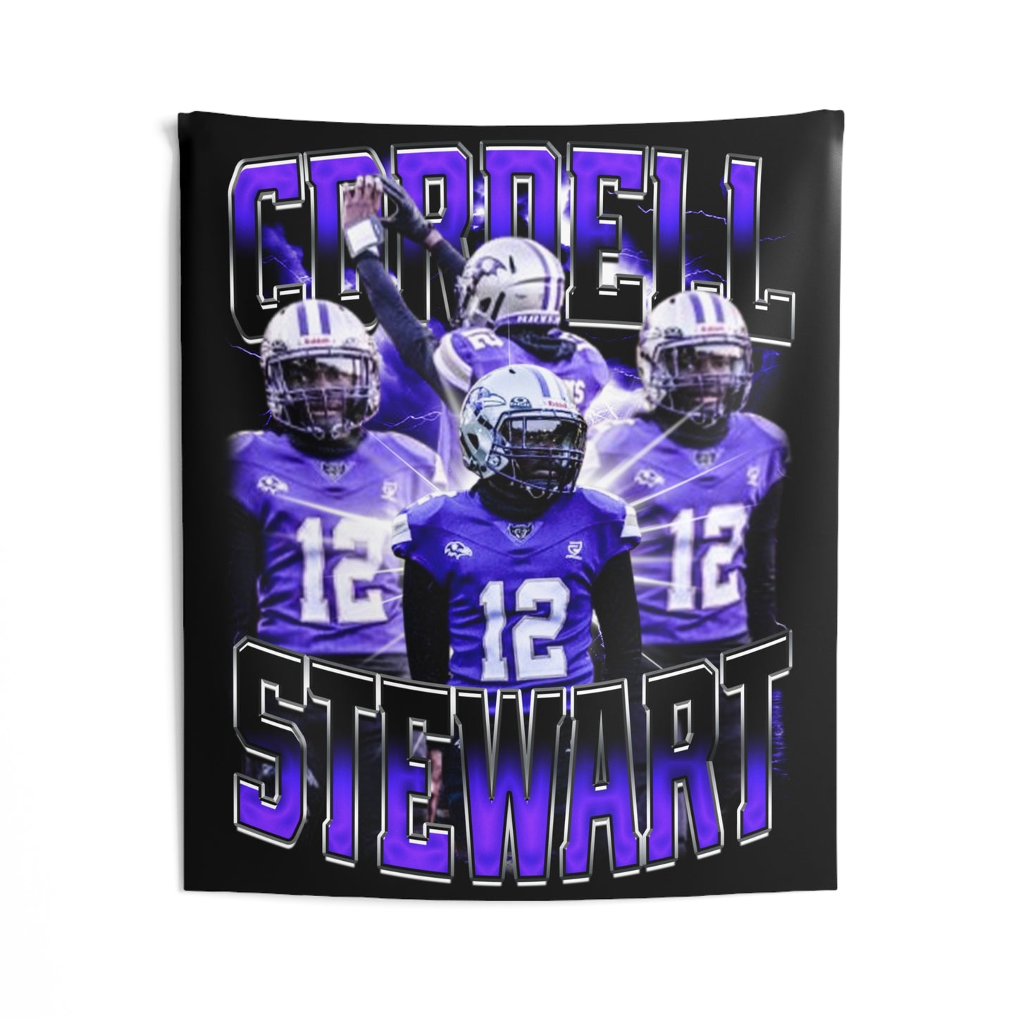 Cordell Stewart Tapestry 50” x 60”