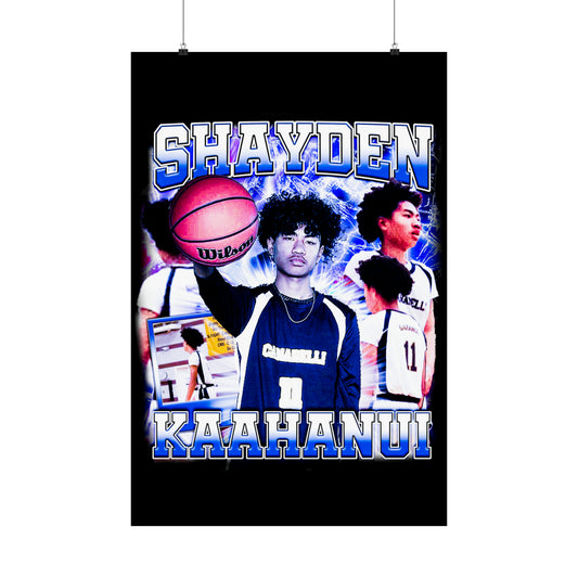 Shayden Kaahanui Poster