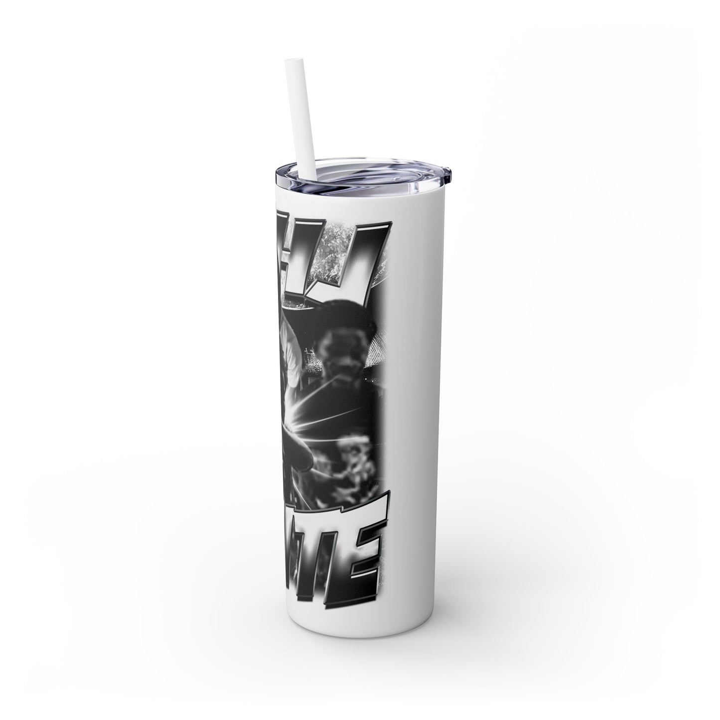 Tahj White Stainless Steal Tumbler